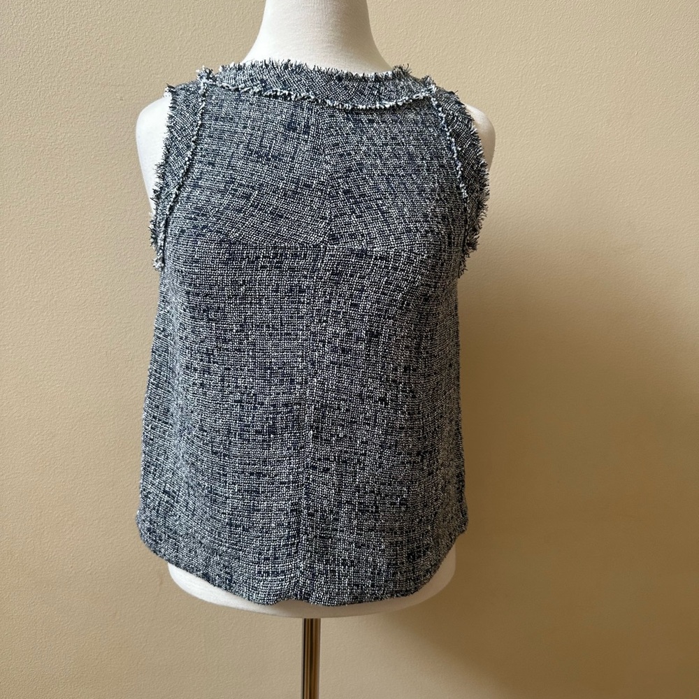 Banana Republic Gray Boxy Tank Top